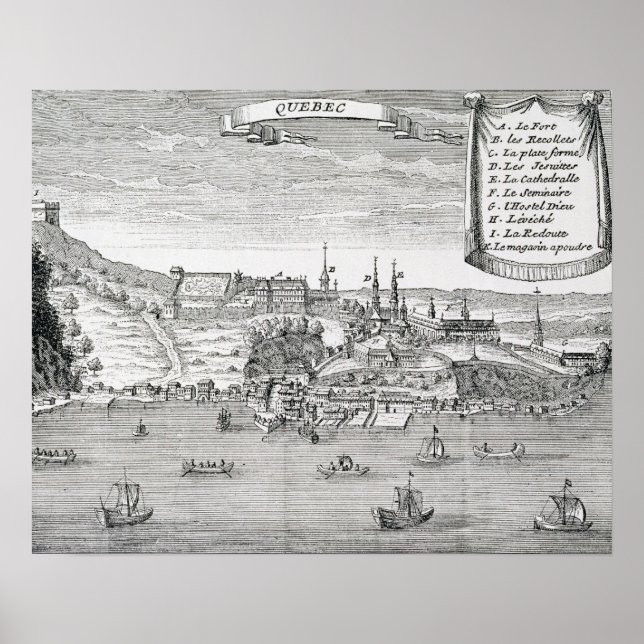 Poster Québec, après La Potherie (Devant)