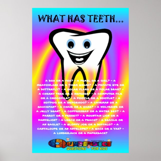 Poster Quefoki Teeth Value Papier (Matte) (Devant)