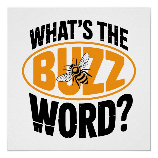 Poster Quel est le mot à la mode ? 🐝👀 Ce desi audacieux (Devant)