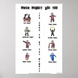 Poster Quel Menkey Êtes-Vous ?