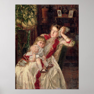 Poster Querelle de famille, 1890