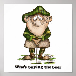 Poster Qui achète la bière