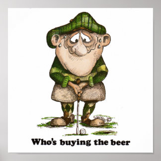 Poster Qui achète la bière