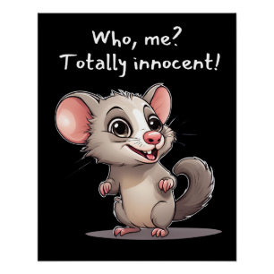 Poster Qui, moi ? Totalement innocent !