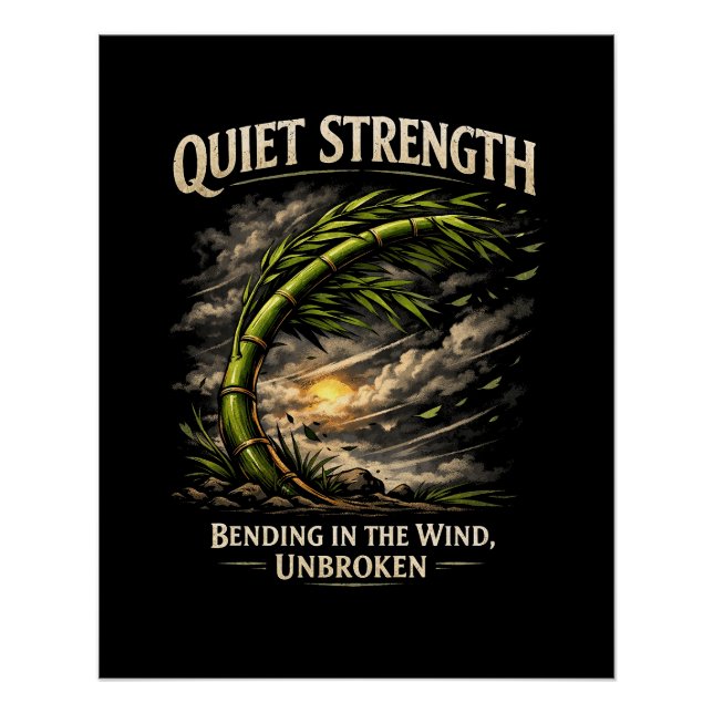 Poster Quiet Strength (Devant)