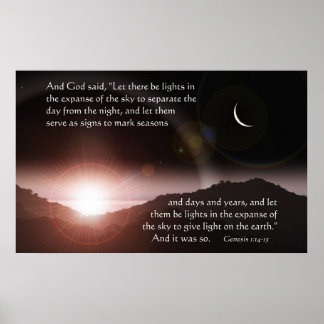 Poster Qu'il y ait des lumières