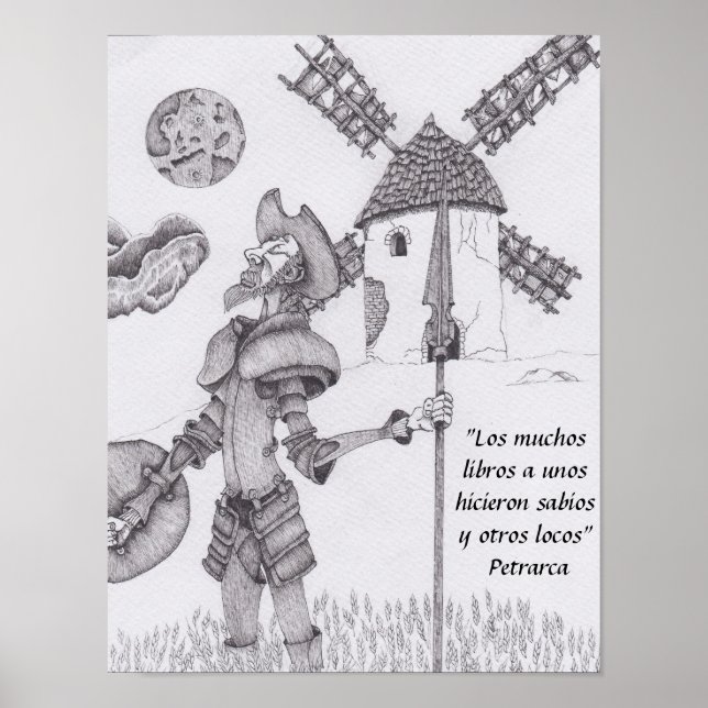 Poster Quixote de La Mancha (Devant)