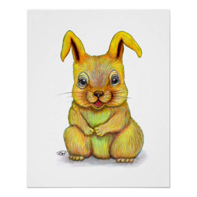 Poster Rabbit d'eau (Devant)