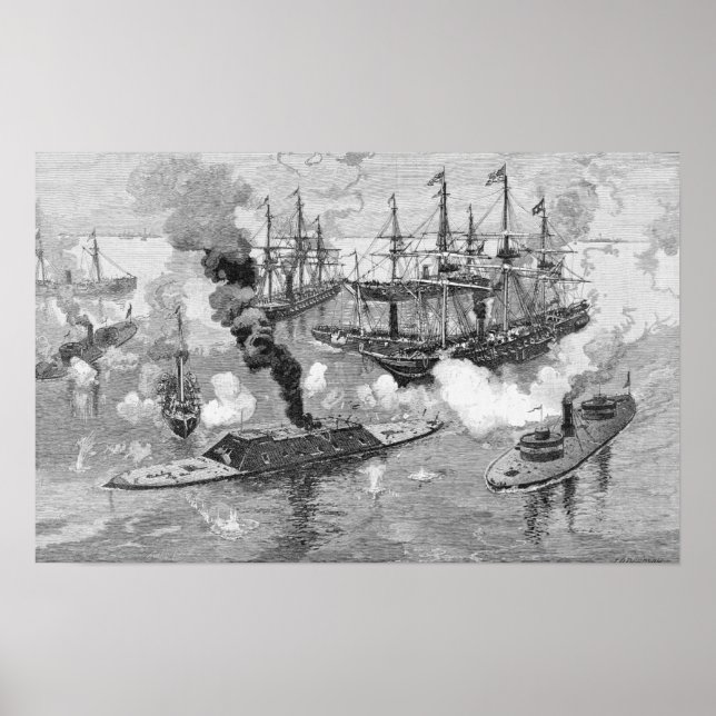 Poster Rachat du 'Tennessee', bataille de Mobile (Devant)