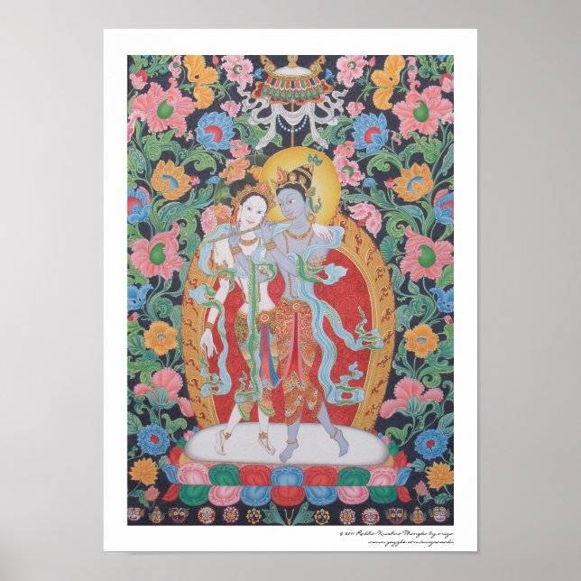 Poster Radha-Krishna (Devant)