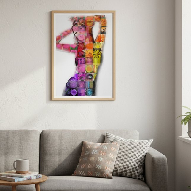 Poster Radiance en fleurs Kate de Carole Benichou (Créateur téléchargé)