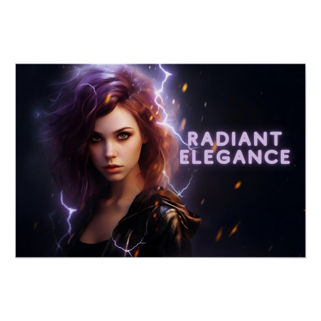 Poster Radiant Elegance (Devant)