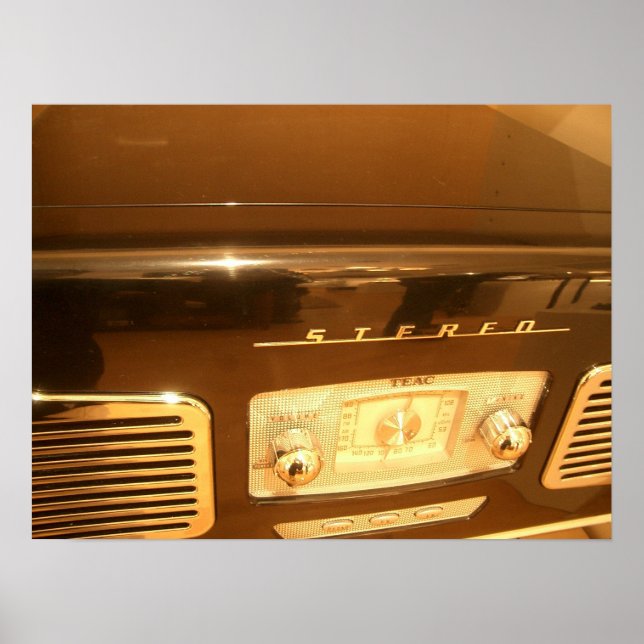 Poster radio vintage (Devant)