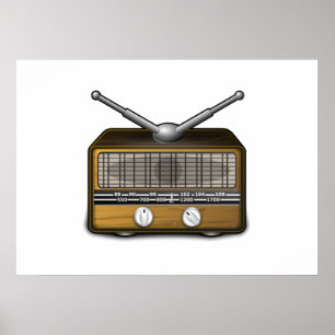 Poster Radio vintage