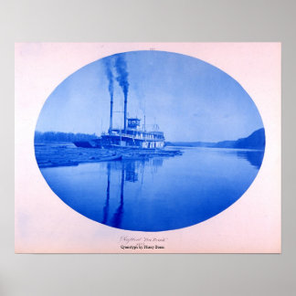 Poster Raftboat "Ten Brook", 1885