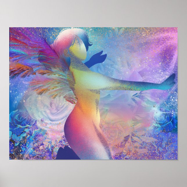 Poster Rainbow Angel (Devant)