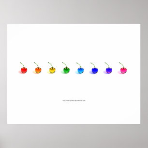 Poster Rainbow Cherries
