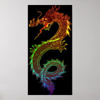 Poster Rainbow Dragon