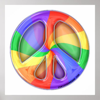 Poster Rainbow Peace