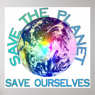 Poster Rainbow Planet