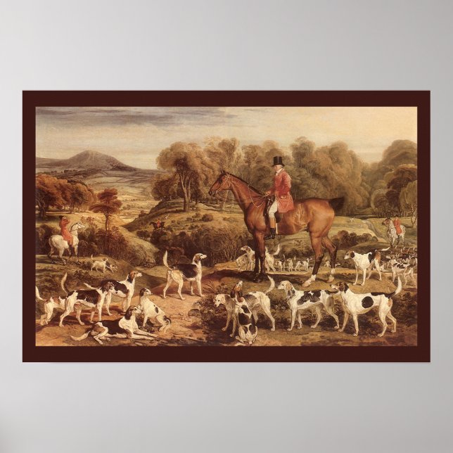 Poster Ralph Lambton et ses chiens par James Ward (Devant)
