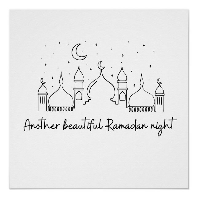POSTER RAMADAN RAMADAN KAREEM RAMADAN MUBARAK (Devant)