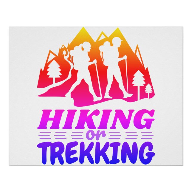 Poster Randonnée ou trekking (Devant)