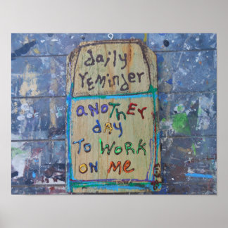 Poster rappel quotidien
