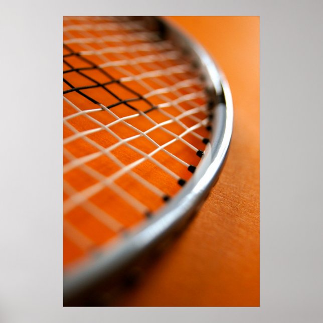 Poster Raquette de Badminton (Devant)