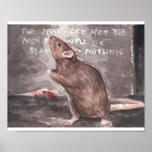 Poster Rat de Whitechapel au mur