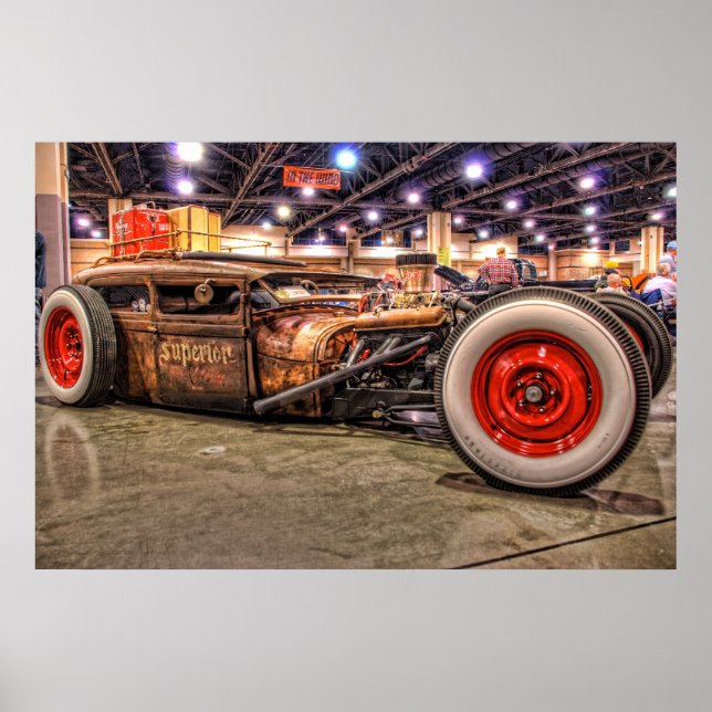 Poster Rat Rod en HDR. (Devant)