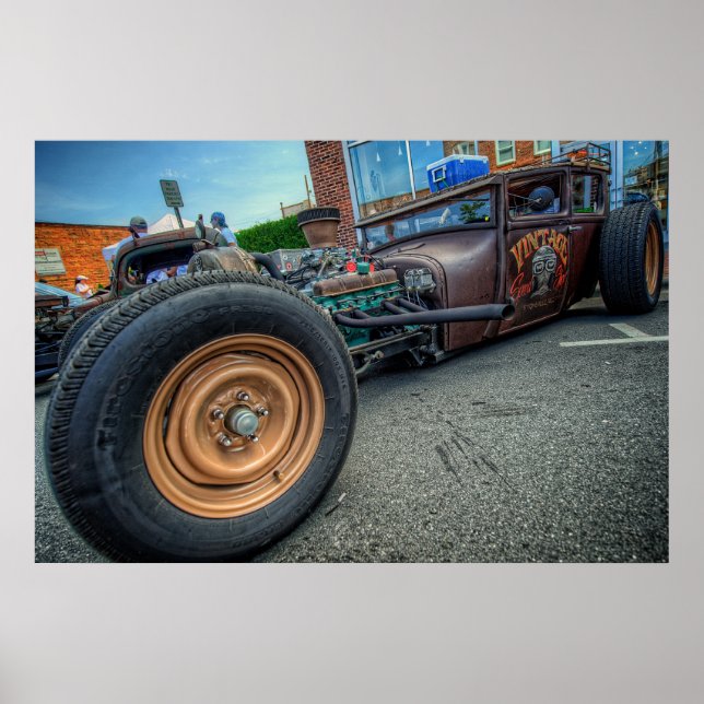 Poster Rat vintage (Devant)