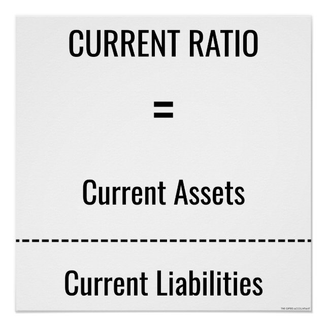 Poster "Ratio actuel" (Devant)