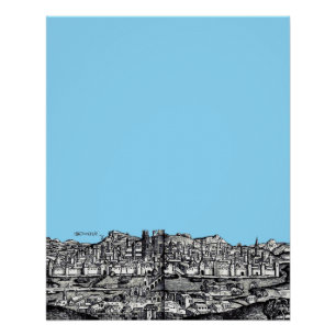Poster Ratisbonne ville de l'est de la Bavière