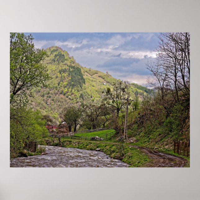 Poster Râul Sadului județul Sibiu România (Devant)