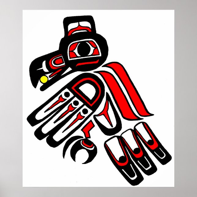 Poster raven haida (Devant)