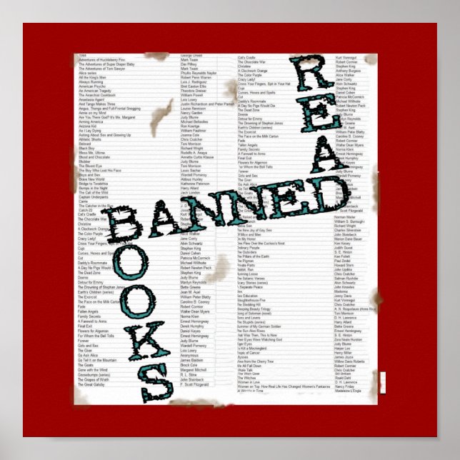 POSTER READ BANNED BOOKS (Devant)