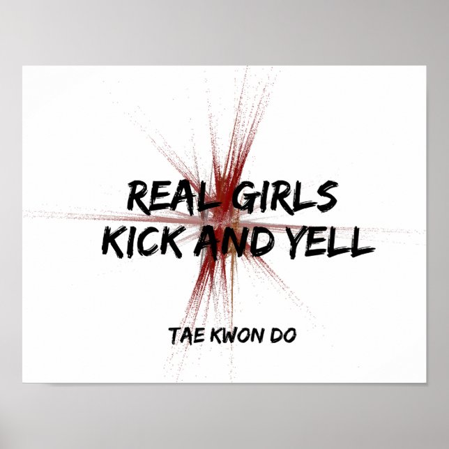 Poster Real Girls Kick and Yell (Devant)