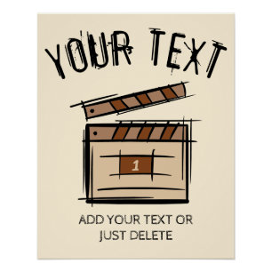 Poster réalisateur, acteur, réalisateur idée cadeau