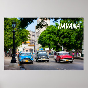 Poster Récars sur la Havana Street