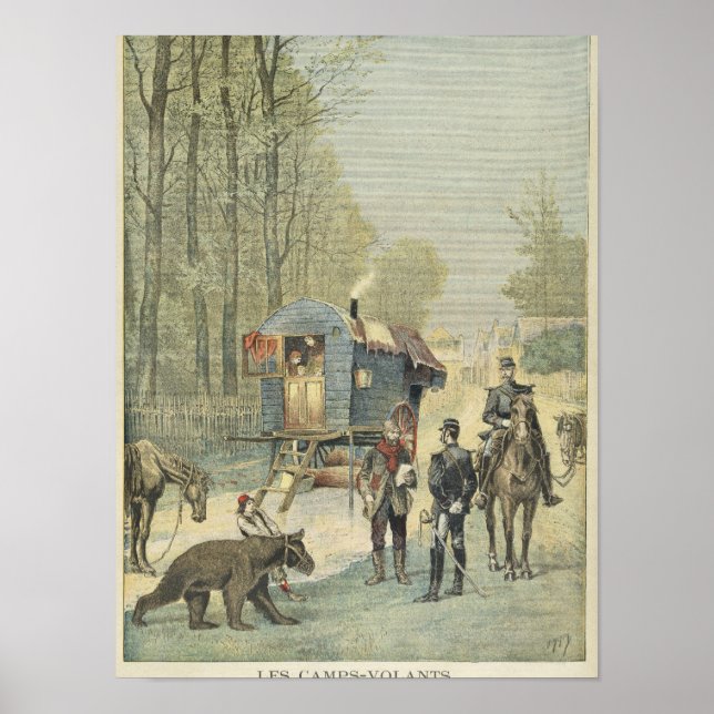 Poster Recensement des voyageurs en France (Devant)