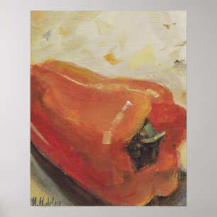 Poster Recette de cuisine rouge poivre chili