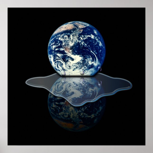 POSTER RÉCHAUFFEMENT CLIMATIQUE I (Devant)