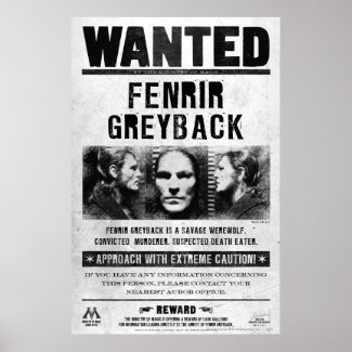 Poster Recherché de Fenrir Greyback