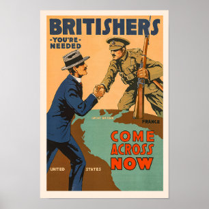 Poster Recherché des Britishers