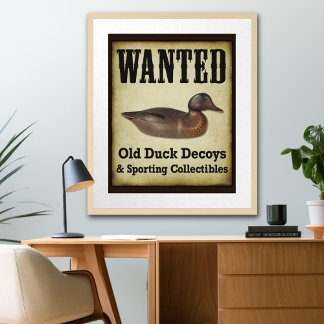 POSTER : Recherché - Duck Decoys