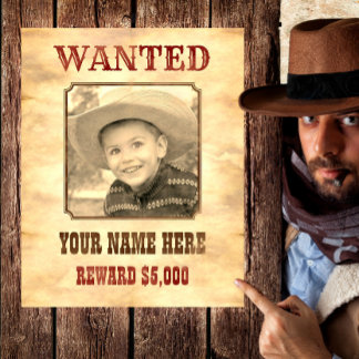 Poster Recherché | Wild West Modèle photo