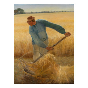 Poster Récolte 1885 par Laurits Andersen Ring