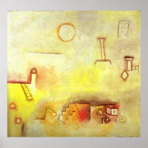 Poster Reconstruction de Paul Klee