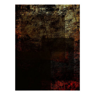 Poster Rectangles rustiques